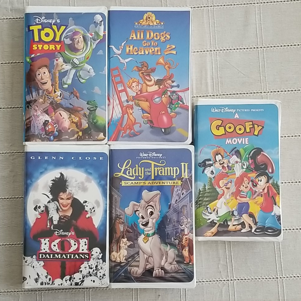 Disney VHS tapes